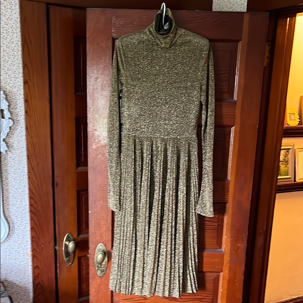 Philosophy Metallic Gold & Silver Dress